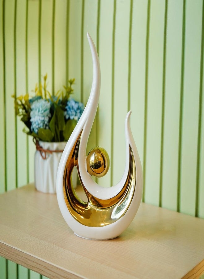 Ekhasa Nostrae Modern Abstract Art Show Pieces for Home Decor Living Room Decorative Items | Cute Showpieces Gift Item for Decor | Center Table Tv Unit Showcase Office Interior Statue Figurines - Image 4